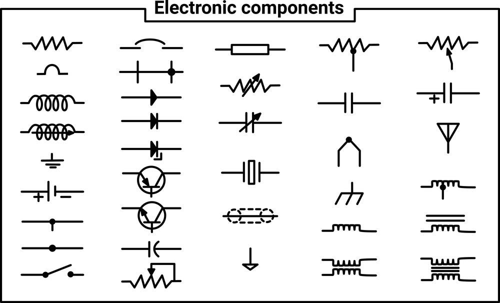 Electronic Component Lists And Schematic Symbols Free Online PCB CAD 