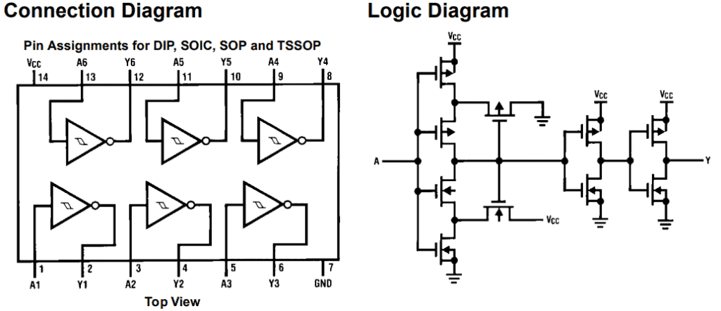 74hc14d datasheet на русском схема