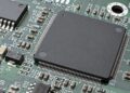 Surface mount components on a PCBA