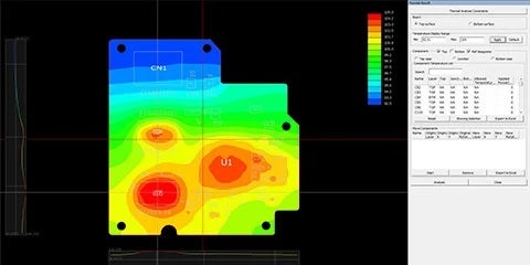 Example of PCB thermal simulation with Altair®Pollex®